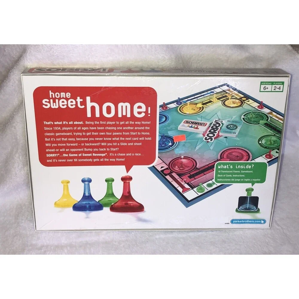 Vintage 1998 The Game of Sweet Revenge SORRY!‎ Parker Brothers Board Game-NEW
